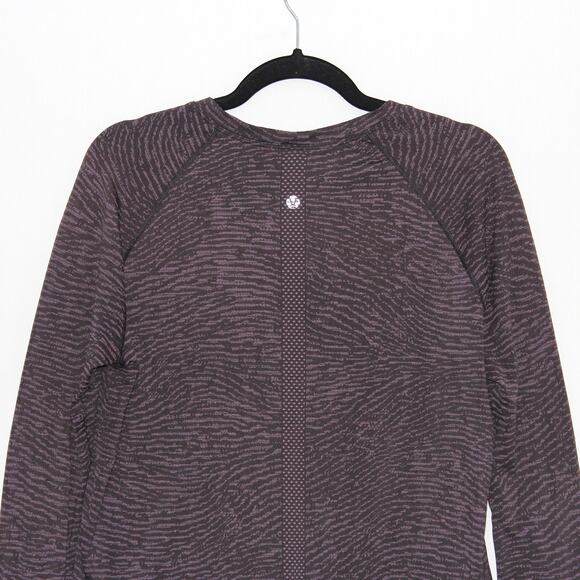 Lululemon Swiftly Tech Long Sleeve Shirt 2.0 Race Length Purple 14 - Picture 4 of 9